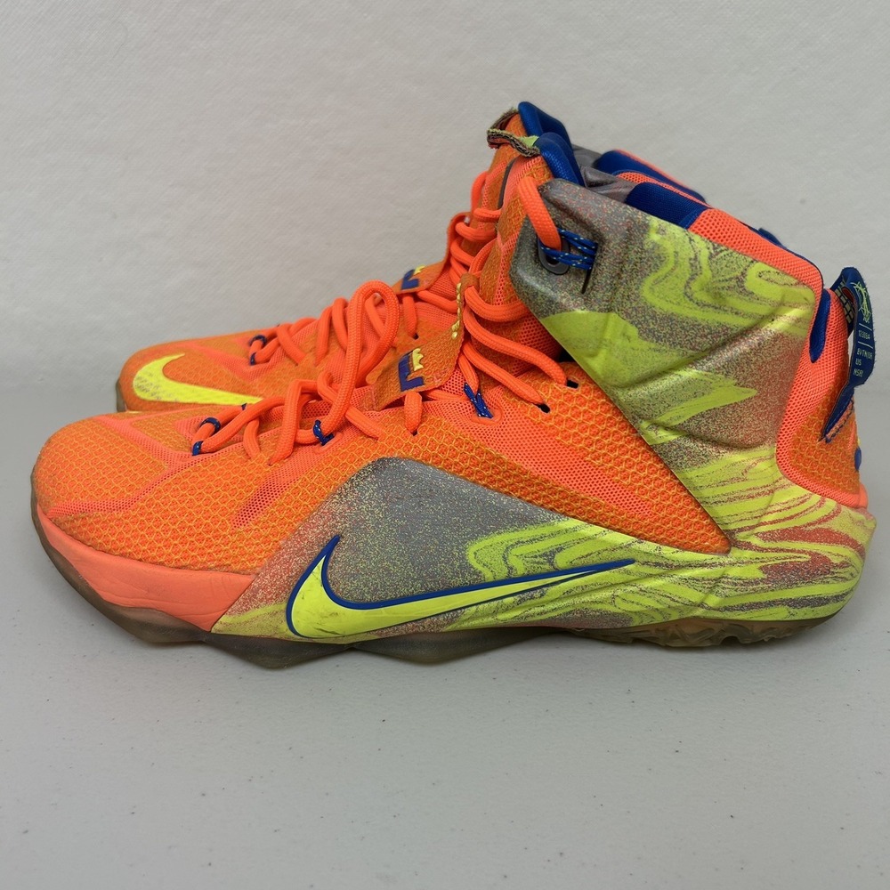 Nike LeBron 12 Six Meridians (2014) Basketball Shoes 684593-870 Men's Size 12
